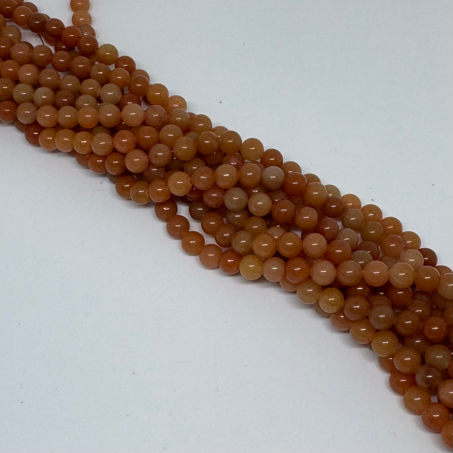 Roter Aventurin 8mm (45 Stück)