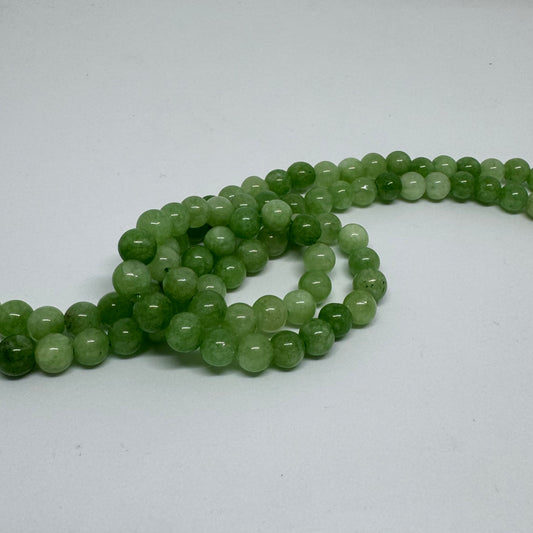 Grüner Chalcedon 8mm (45 Stück)