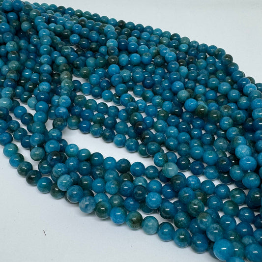 Chalcedon dunkelblau 8mm (45 Stück)