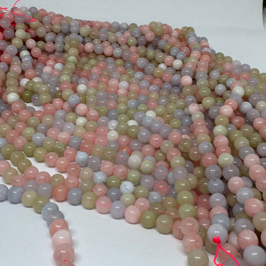 Chalcedon gemischt 8mm (45 Stück)