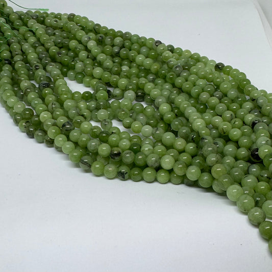 Chalcedon dunkelgrün 8mm (45 Stück)