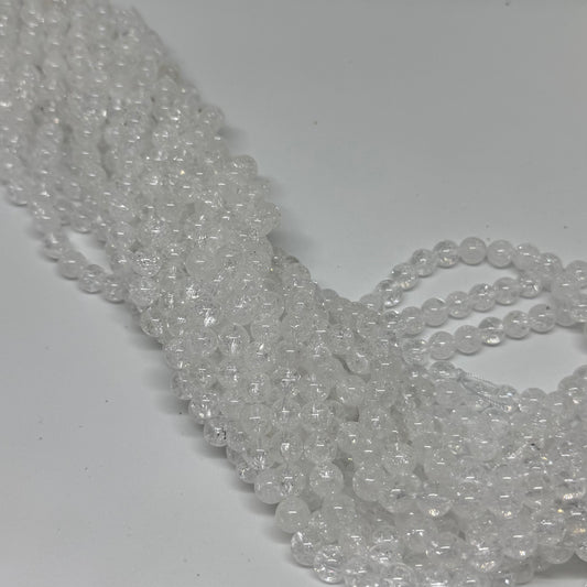 Gebrochener Kristall 8mm (45 Stück)