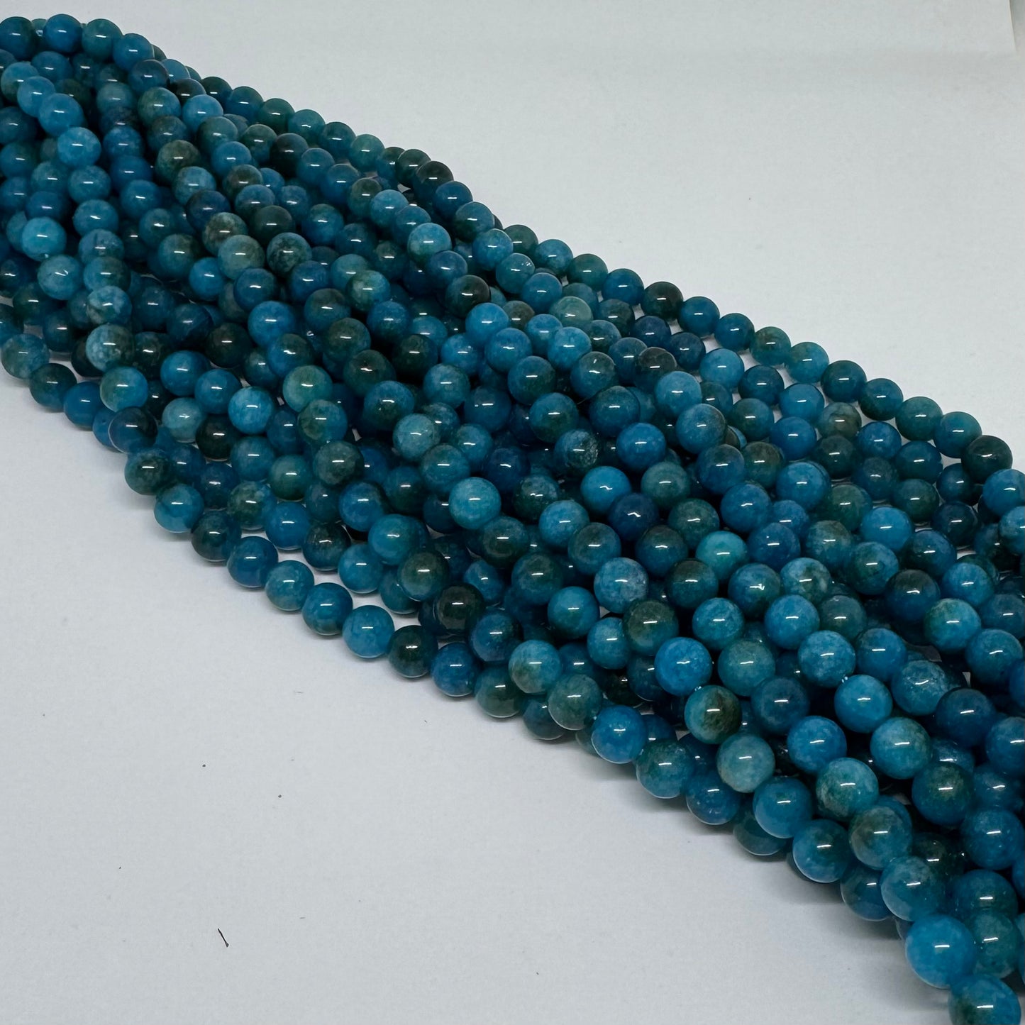 Chalcedon dunkelblau 8mm (45 Stück)