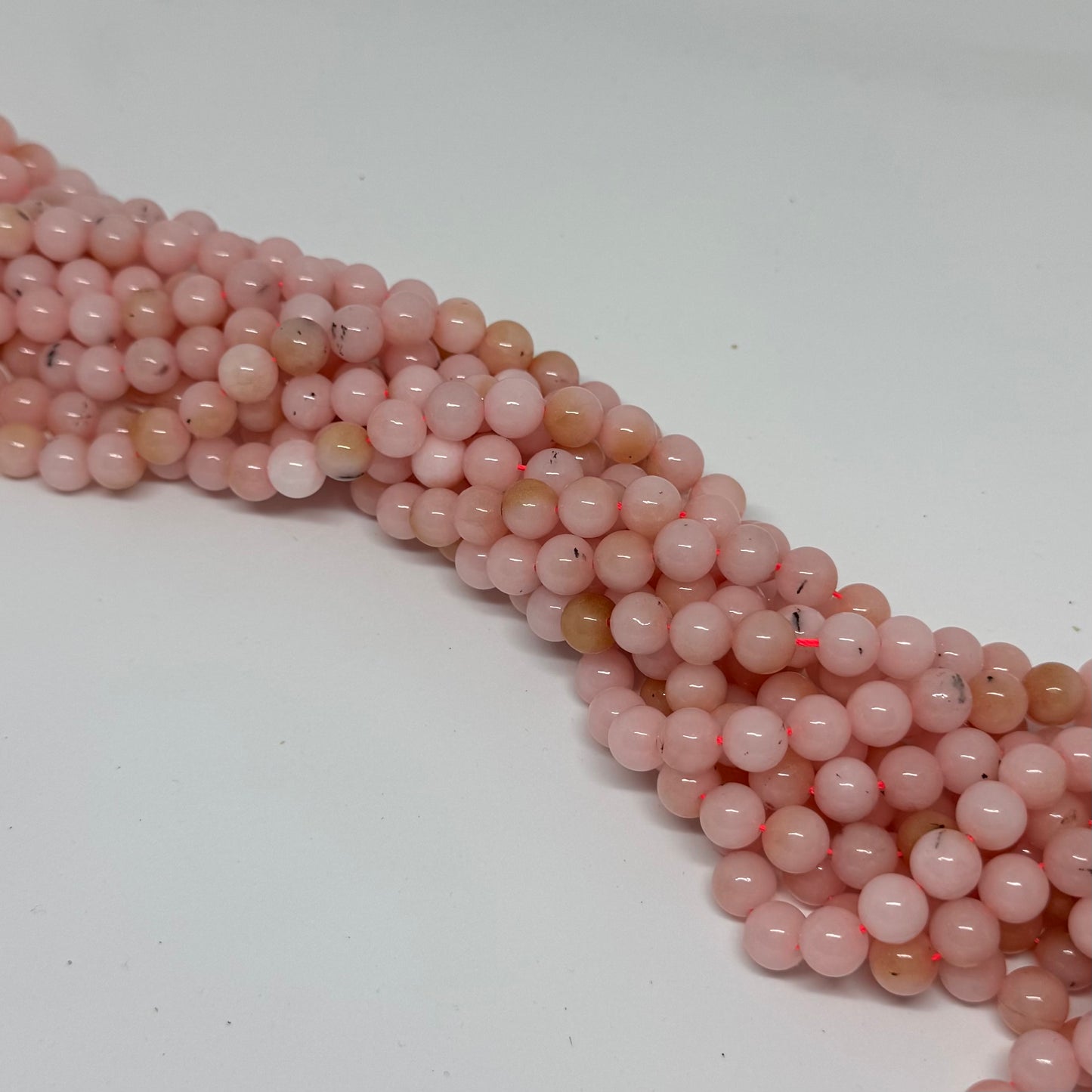Rosa Chalcedon 8mm (45 Stück)
