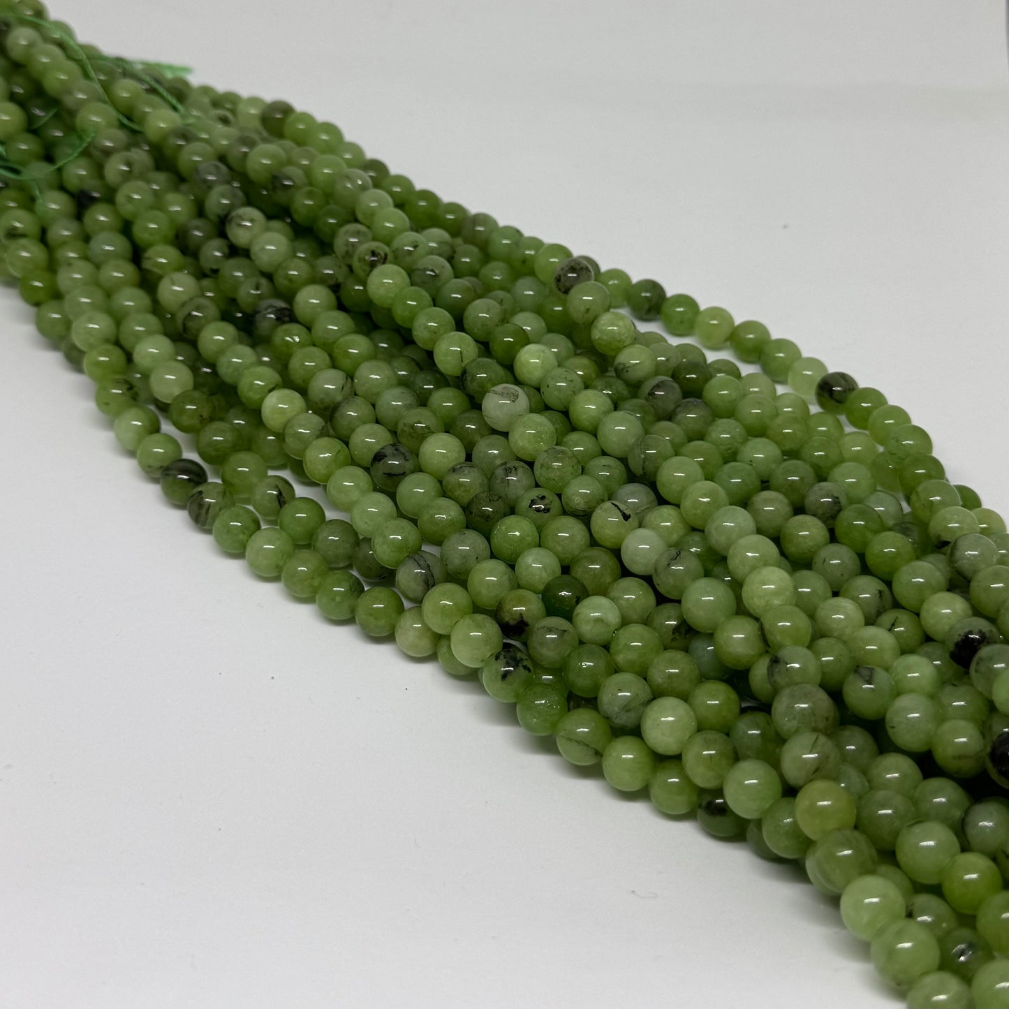 Chalcedon dunkelgrün 8mm (45 Stück)