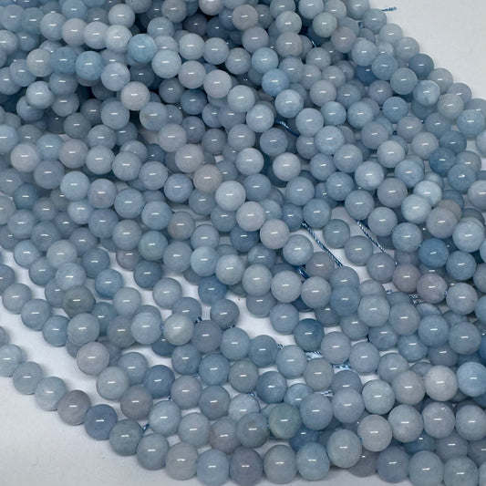Chalcedon hellblau 8mm (45 Stück)