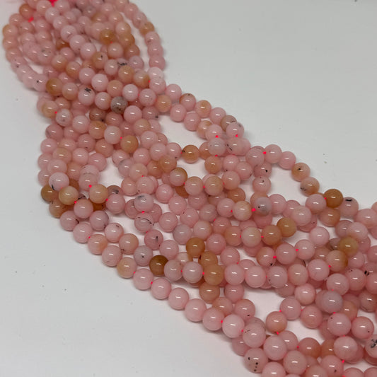 Rosa Chalcedon 8mm (45 Stück)