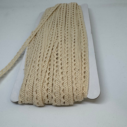 Bavlněná krajka šíře 7mm - sicipotreby