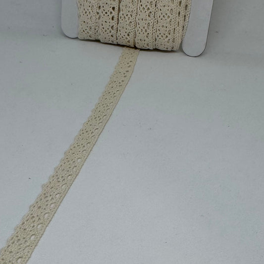 Bavlněná krajka šíře 12mm - sicipotreby