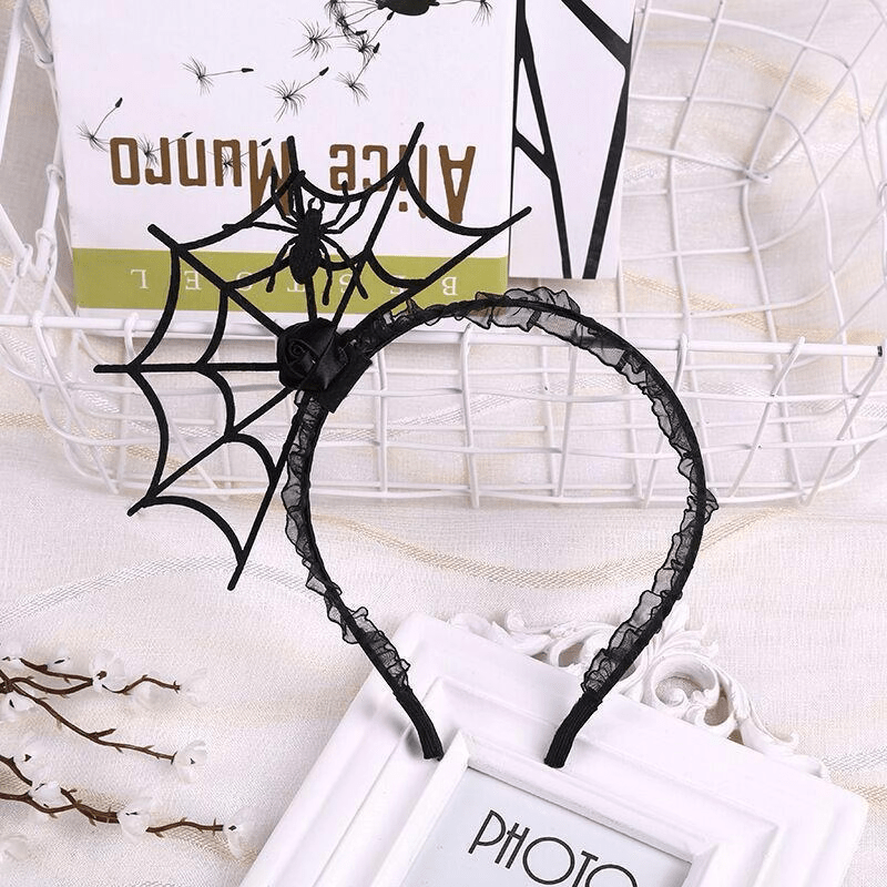 Halloween Stirnband (Spinne)