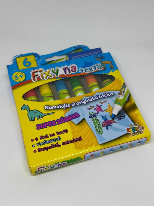 Fixy na textil sada 6ks - sicipotreby