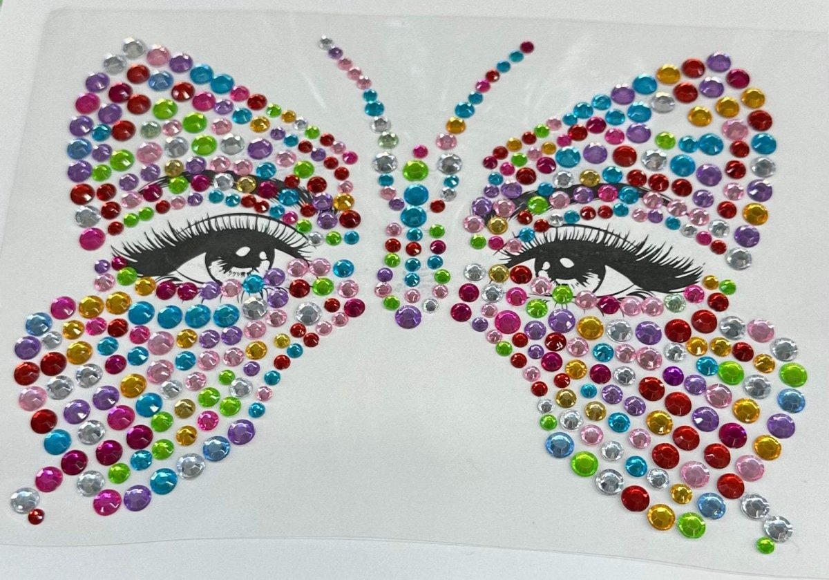 Kamínky na obličej Rainbow Butterfly - sicipotreby