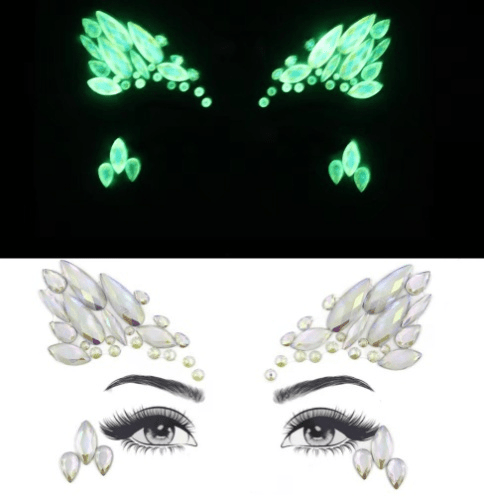 Svítící kamínky na obličej Serenity - sicipotreby