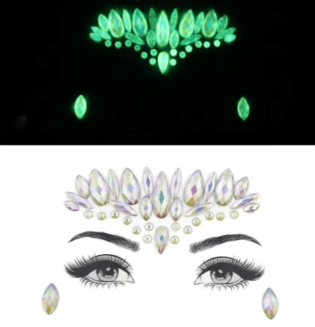 Svítící kamínky na obličej Twilight - sicipotreby