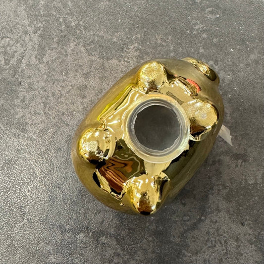 Vánoční dekorace zlaté prasátko kasička - sicipotreby