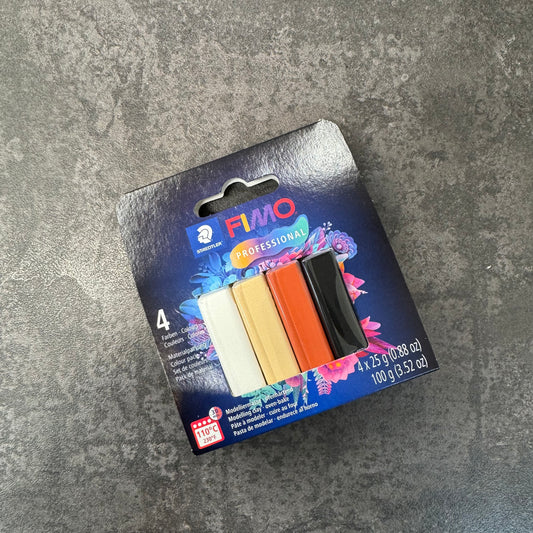 Fimo professional sada 4 barvy Natural Colours