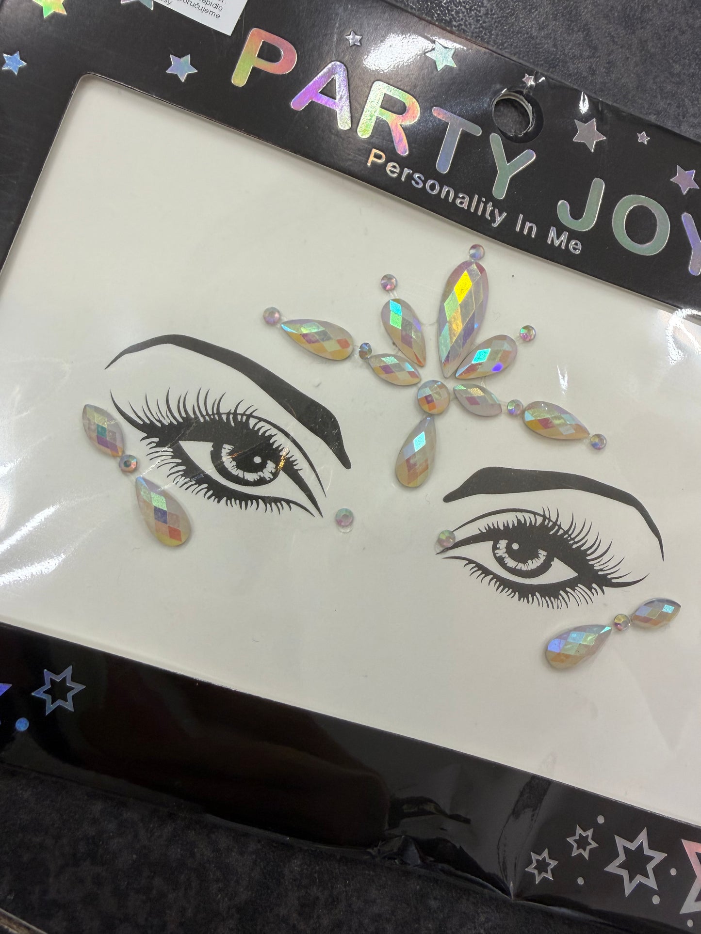 Svítící kamínky na obličej Cordelia