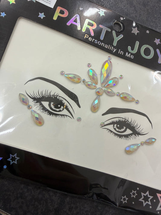 Svítící kamínky na obličej Cordelia