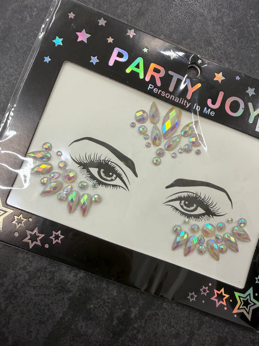 Svítící kamínky na obličej Luminous