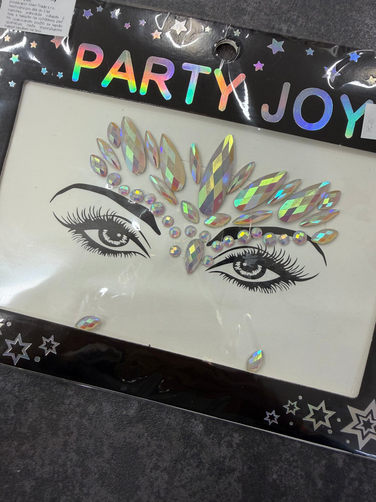 Svítící kamínky na obličej Twilight