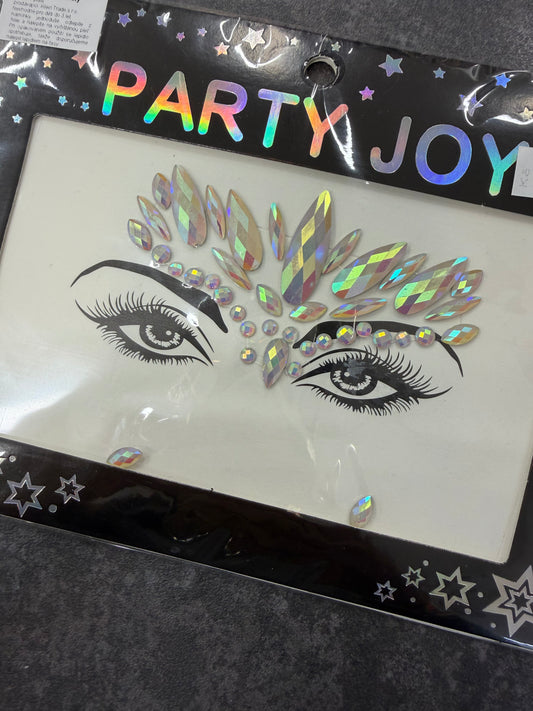 Svítící kamínky na obličej Twilight