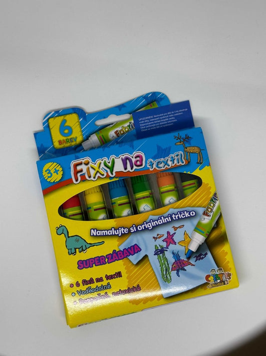 Fixy na textil sada 6ks - sicipotreby