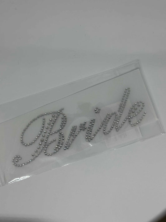 Nažehlovací aplikace “Bride” - sicipotreby