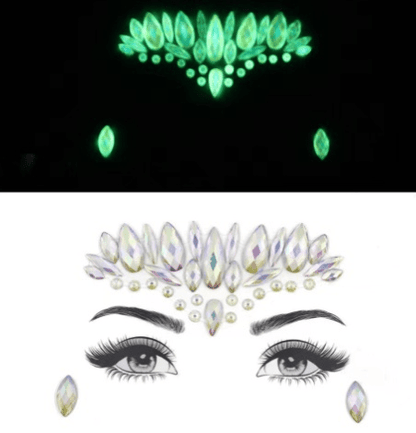 Svítící kamínky na obličej Twilight - sicipotreby