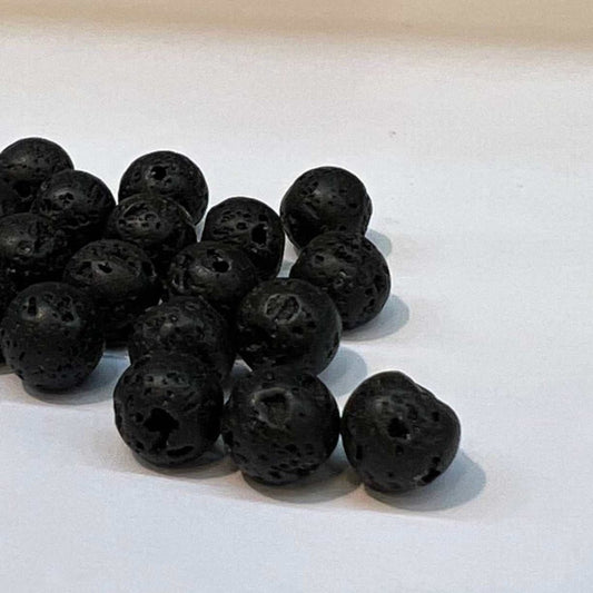 Přírodní Láva 8mm (45 ks) - sicipotreby